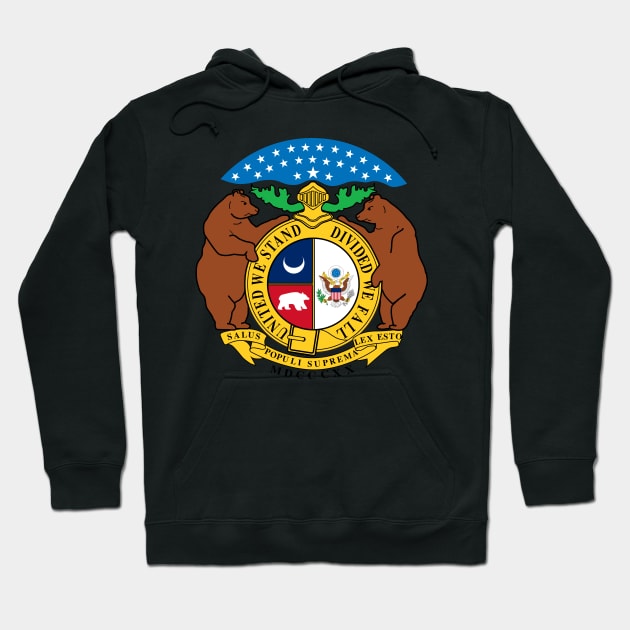 Seal of Missouri Hoodie by Flags of the World